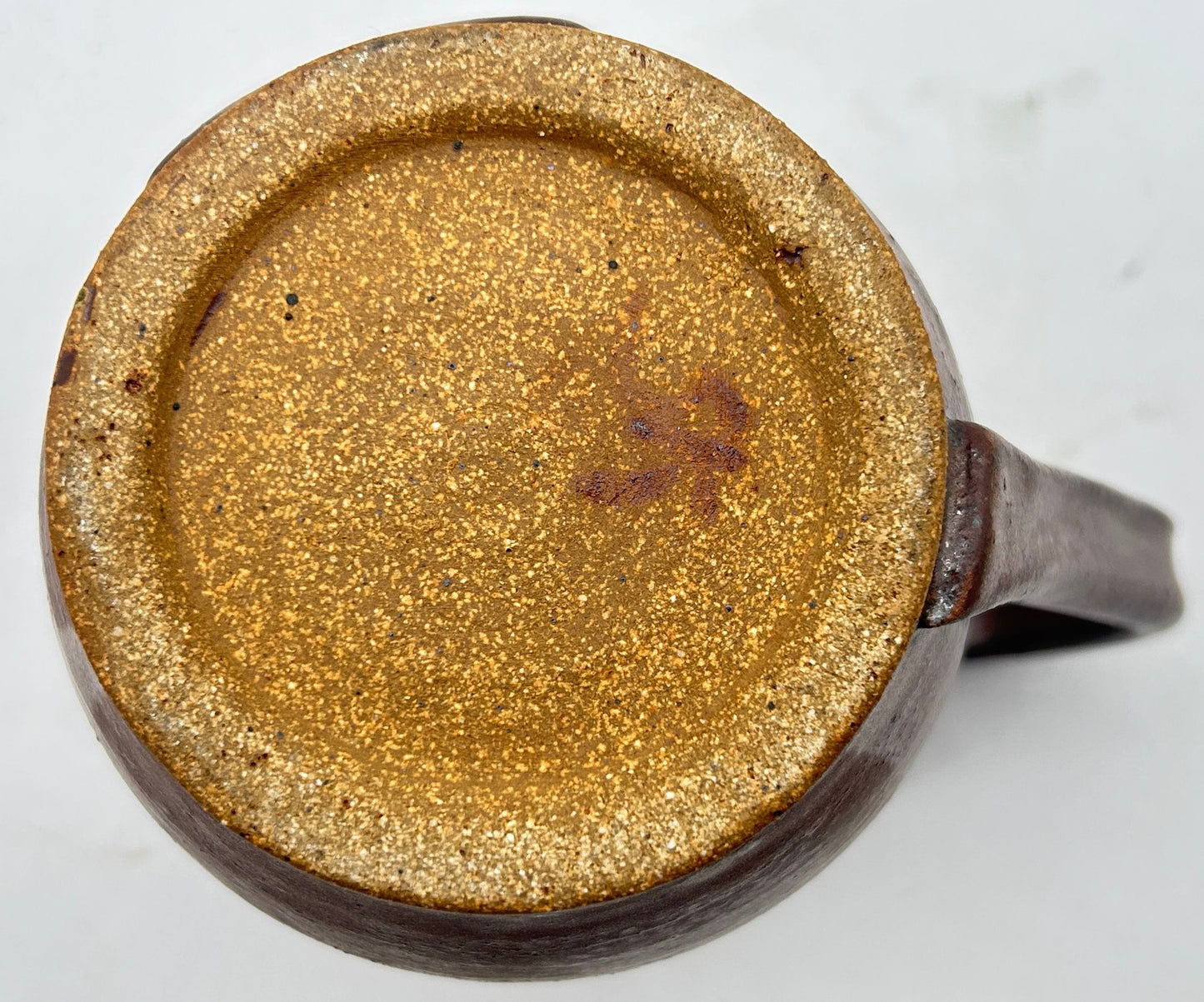 251210-23 Geo Washington Profile Salt Glazed Pottery Pitcher