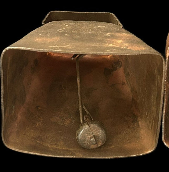 260408-11B Antique Copper Cow Bell