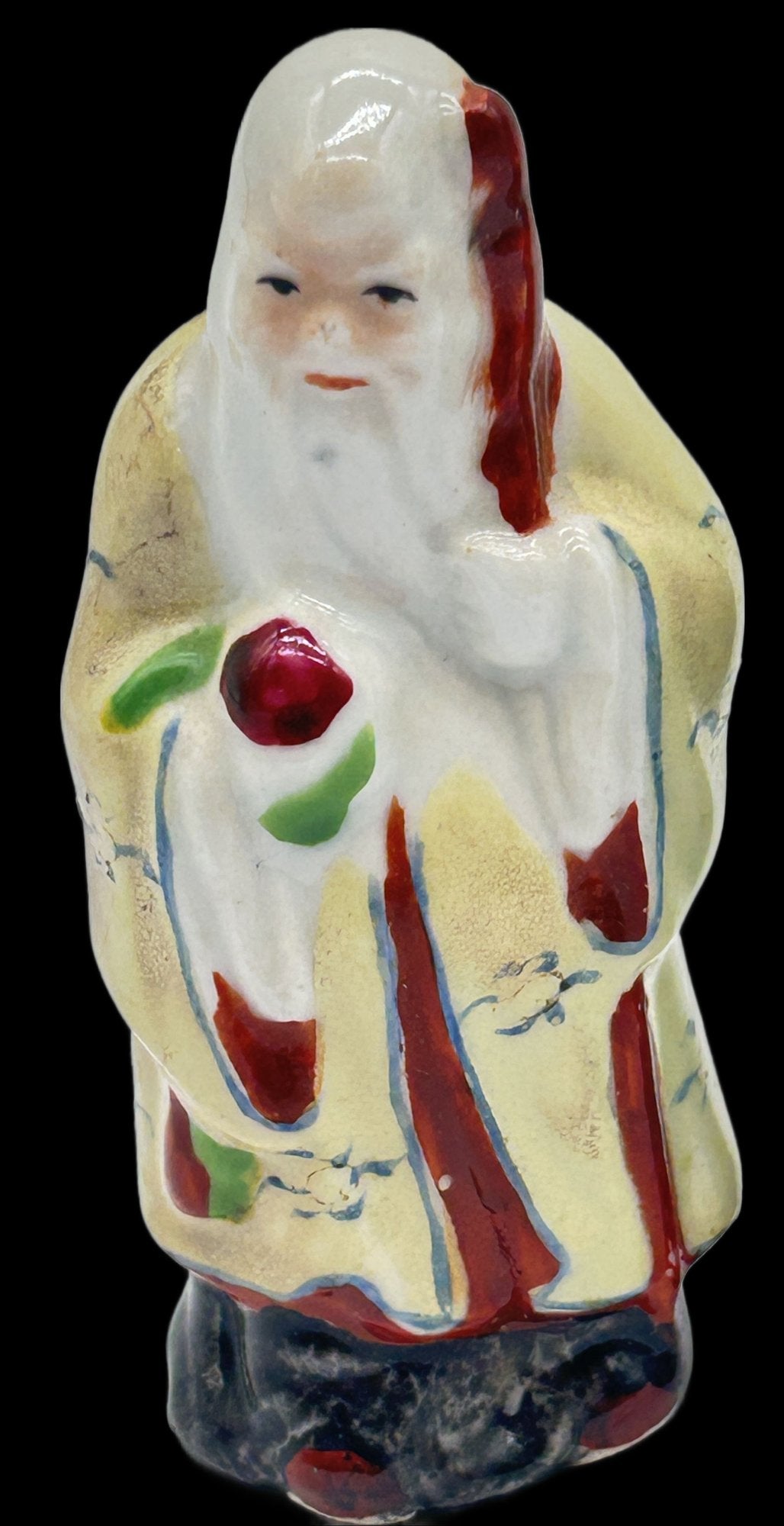 251210-30 3-Pcs  Chinese Sanxing Stellar God Figurines, 4.25"H