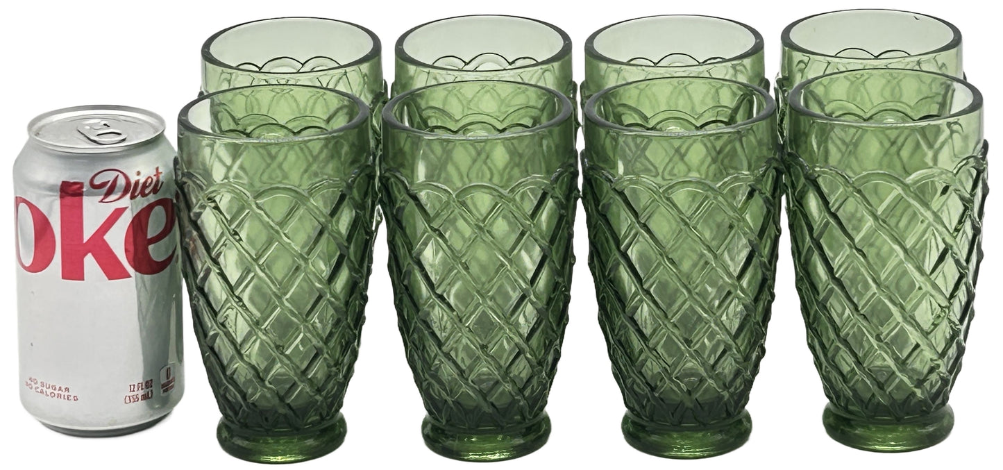 260611-26 8pcs LE Smith Avocado Trellis Tumblers