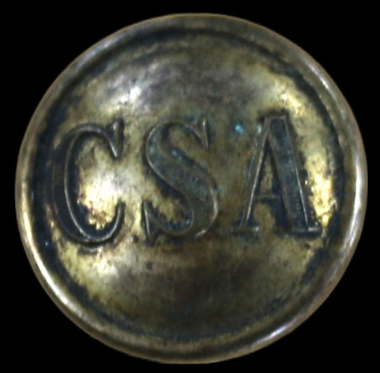 CSA Civil War Brass Button
