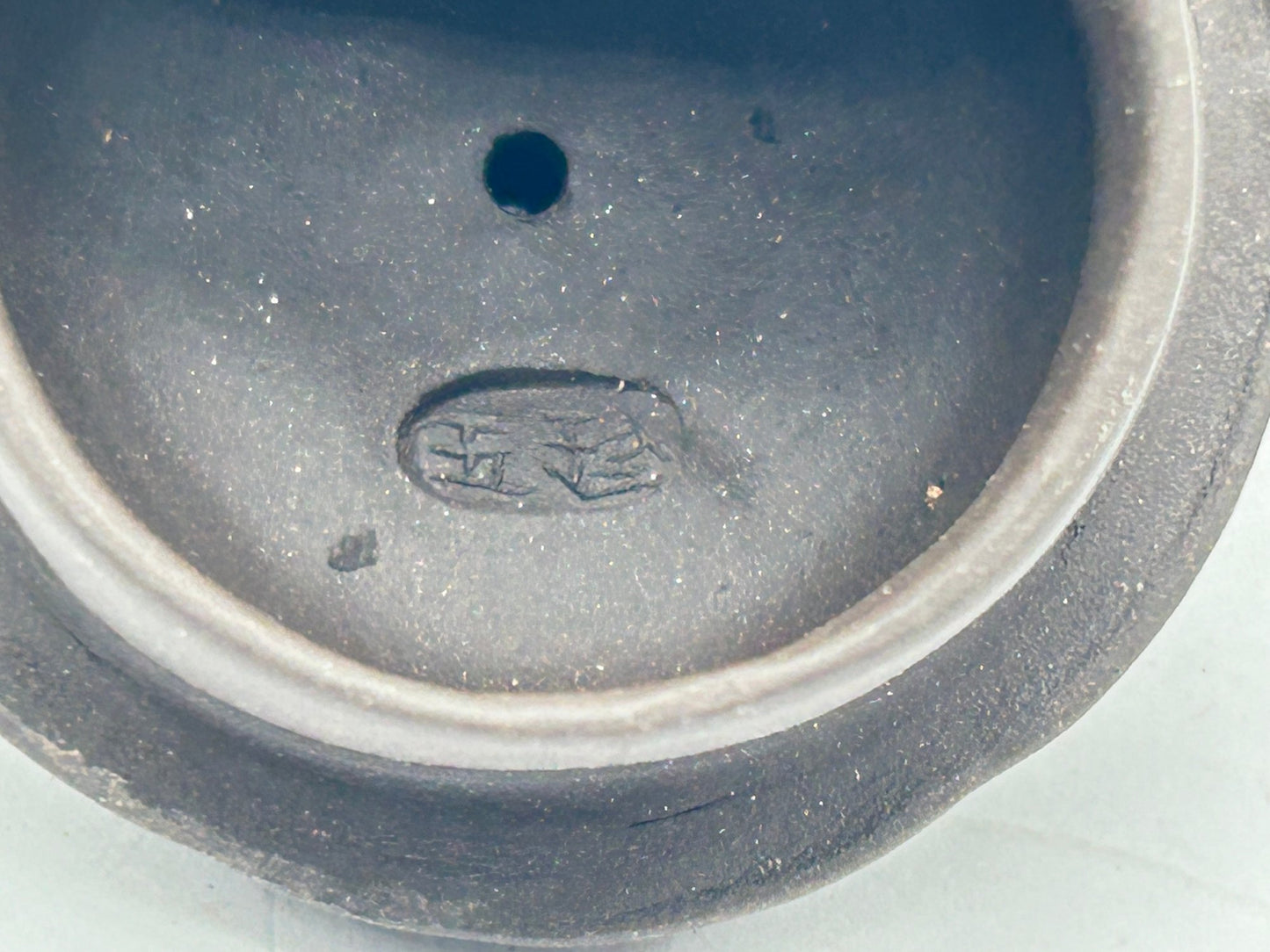 260107-2B Chinese Yixing Zisha Clay Hexagon Teapot