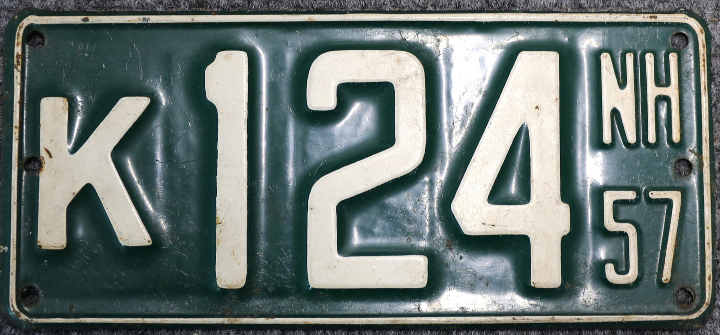 250129-1 1957 NH Boat Trailer License Plate