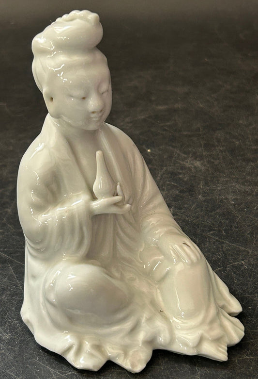 260408-36A Asian Chin Blanc Porcelain Figurine
