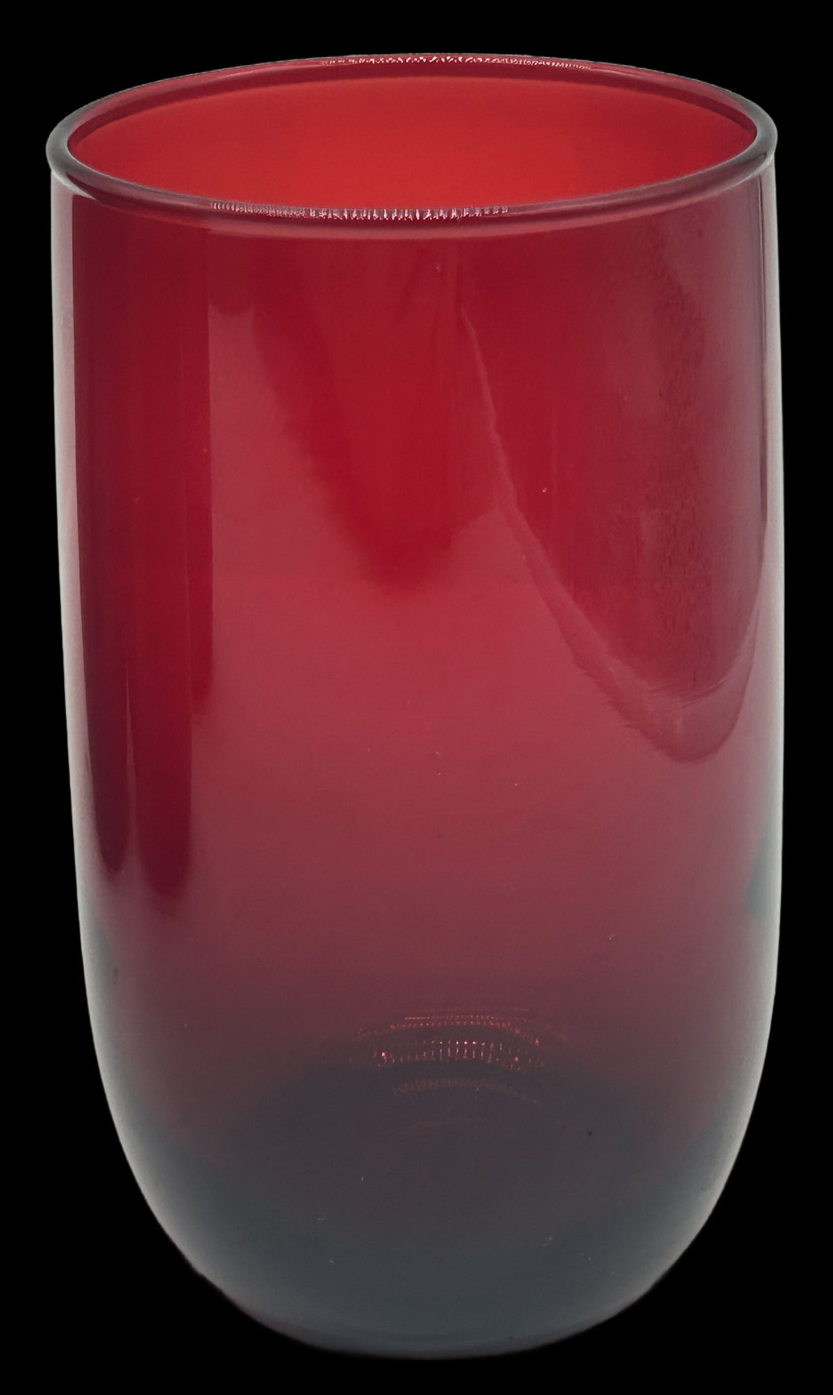 260729-1 Ruby Red Roly-Poly Tumblers