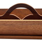 250326-8 Vintage Well Constructed Bench Made Primitive Style Utensil Caddy, 14" X 8.25" X 5"H