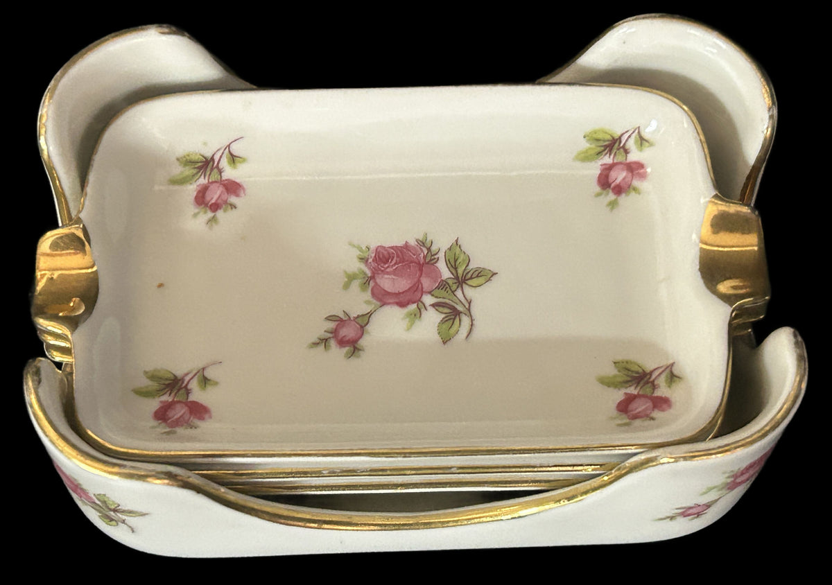 260729-6 Porcelain Ashtray Set