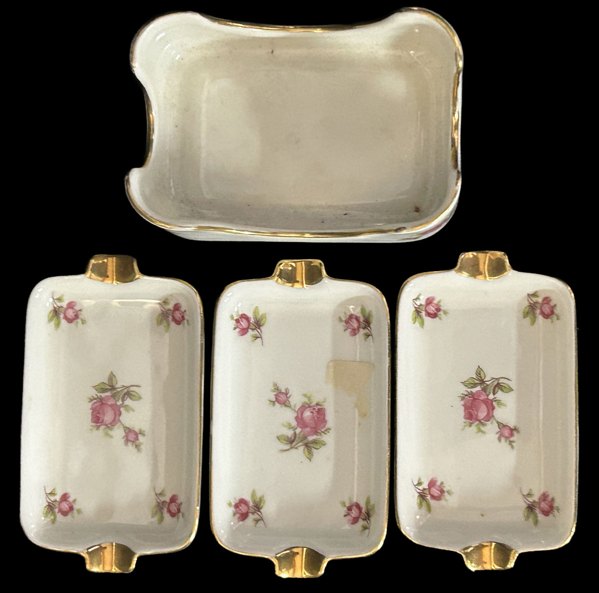 260729-6 Porcelain Ashtray Set