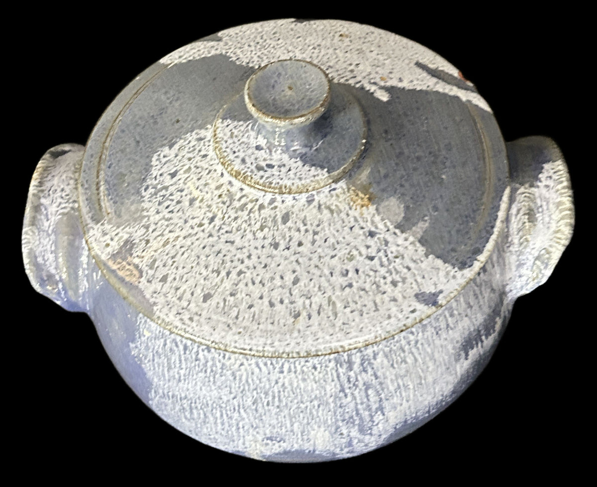 260729-8 Glazed Redware Serving Bowl