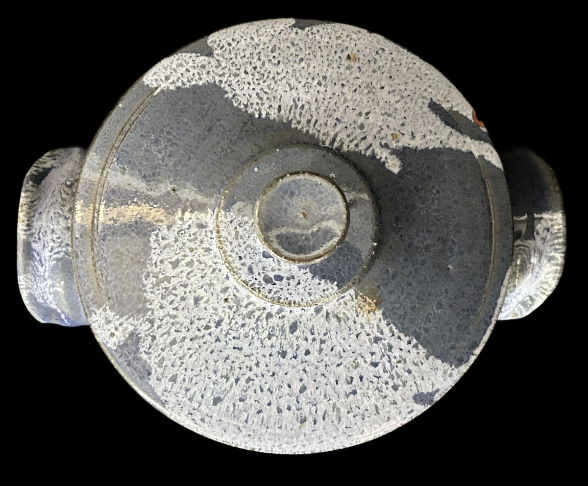260729-8 Glazed Redware Serving Bowl
