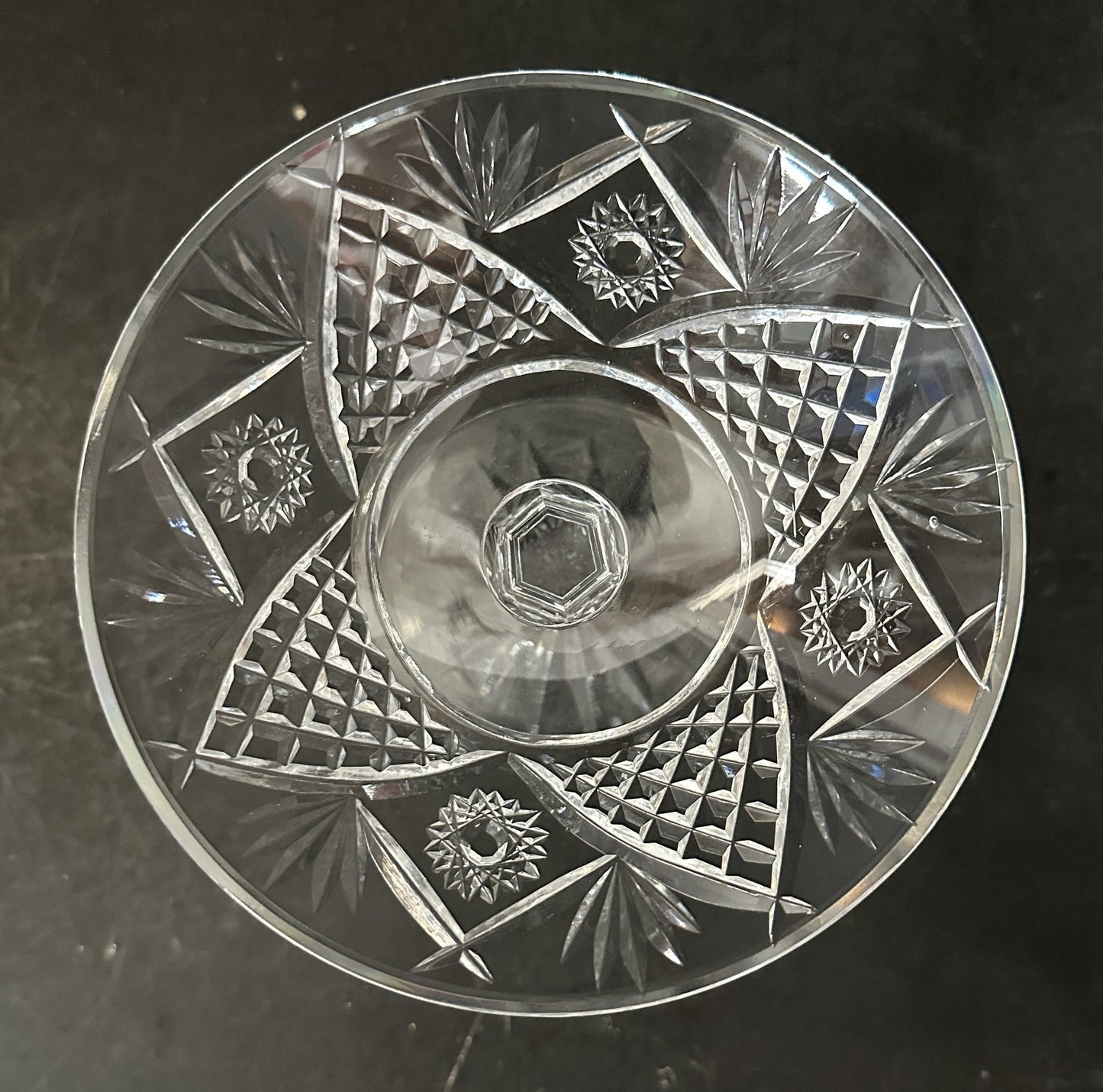 260708-21 Waterford Crystal Compote Candy Dish