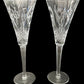 260708-22 Pair Waterford Champagne Flutes