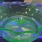 251101-8 Hazel Atlas Uranium Glass Ruffled Bowl