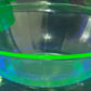251101-10 Uranium Glass Art Deco Serving Bowl