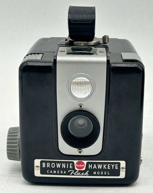 240828-24A Vintage Kodak Brownie Hawkeye Camera
