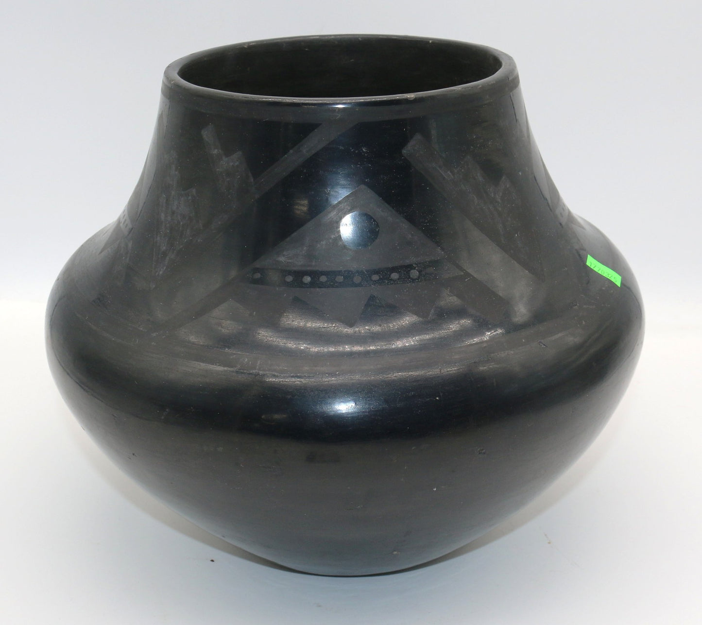 250326-2 Black Pottery By Maria Martinez-World-Remowned Potter Of San Ildefonso Pueblo