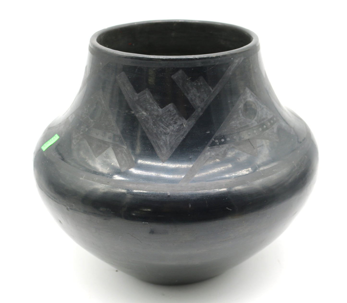 250326-2 Black Pottery By Maria Martinez-World-Remowned Potter Of San Ildefonso Pueblo