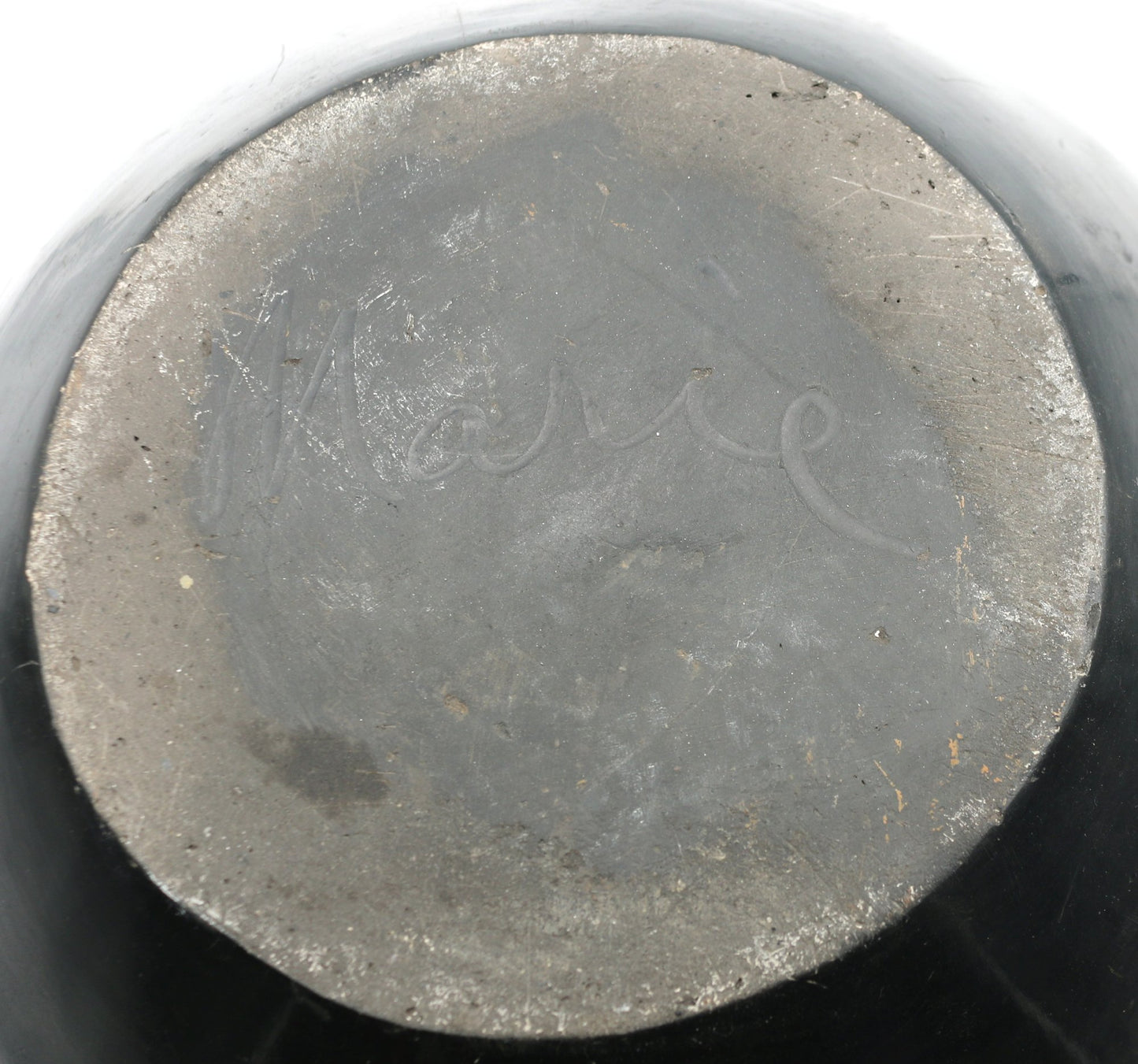 250326-2 Black Pottery By Maria Martinez-World-Remowned Potter Of San Ildefonso Pueblo