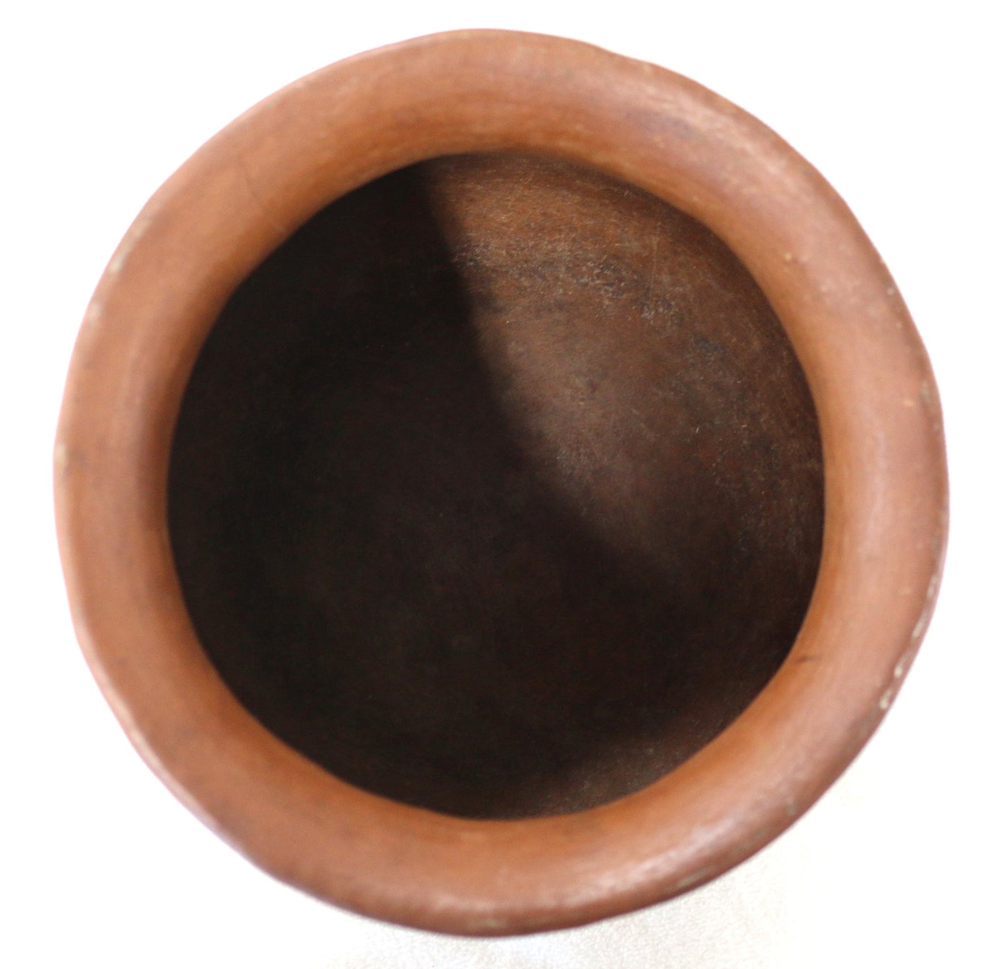 250326-6 Antique Large Pot With Label: "Papago Bean Pot" On Bottom - 9" High X 10" Wide - Native American