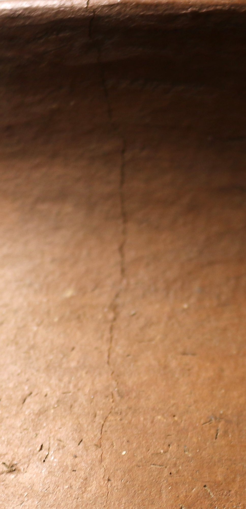 250326-6 Antique Large Pot With Label: "Papago Bean Pot" On Bottom - 9" High X 10" Wide - Native American