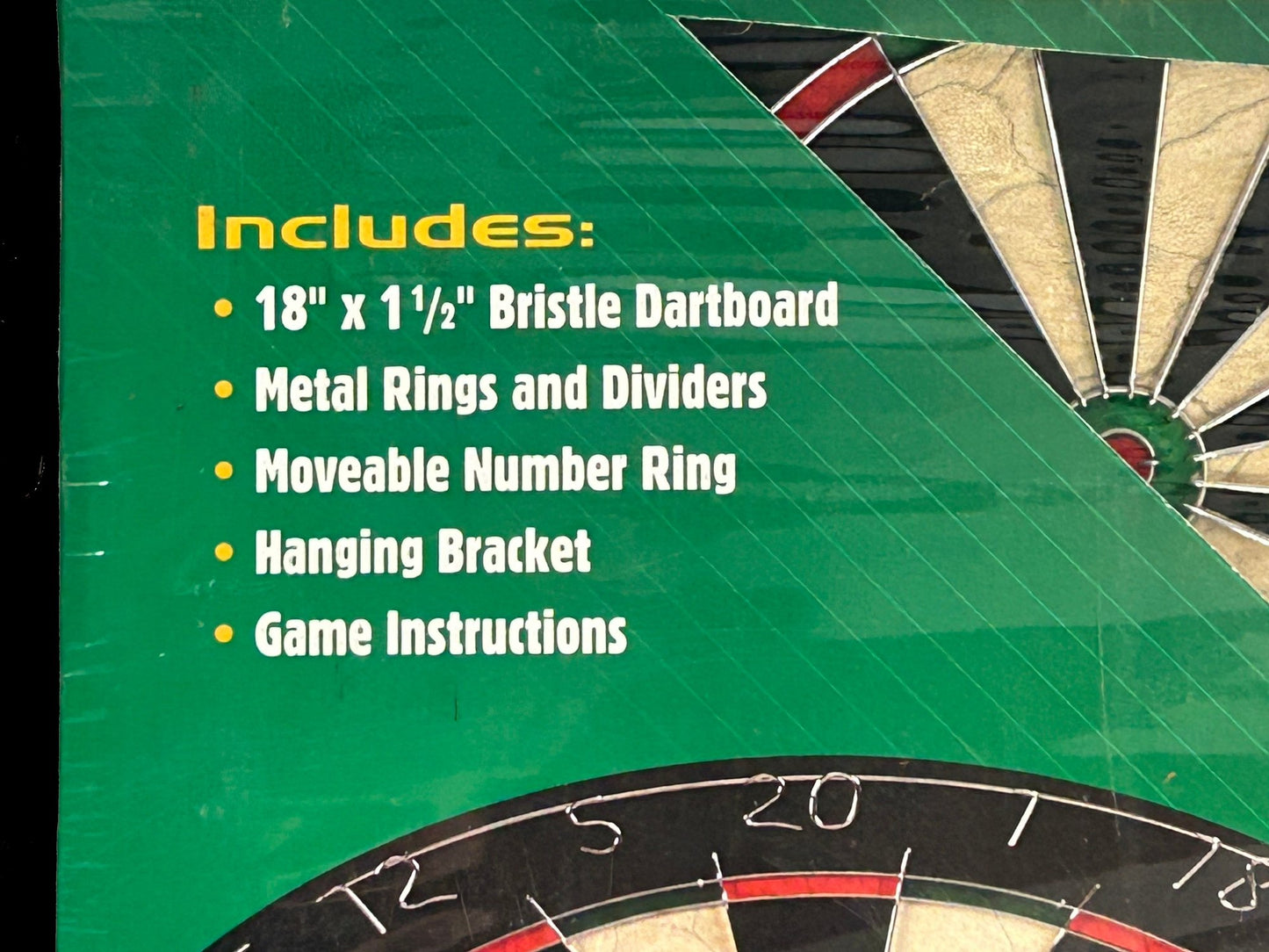 260429-17 New Dart World Self-Healing 18" Diam. Dart Board