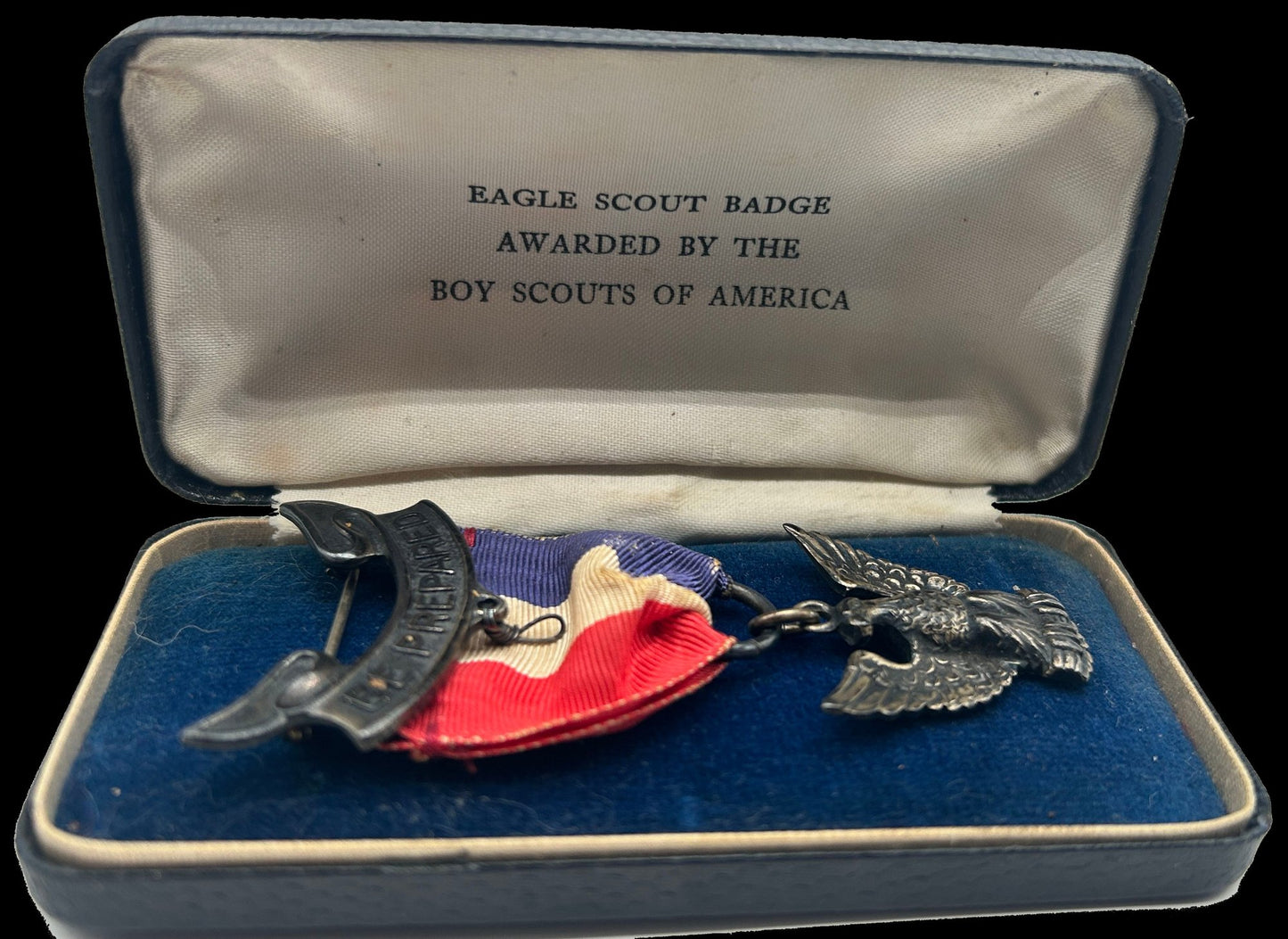 260429-18 Vintage BSA Eagle Scout Medal In Presentation Case