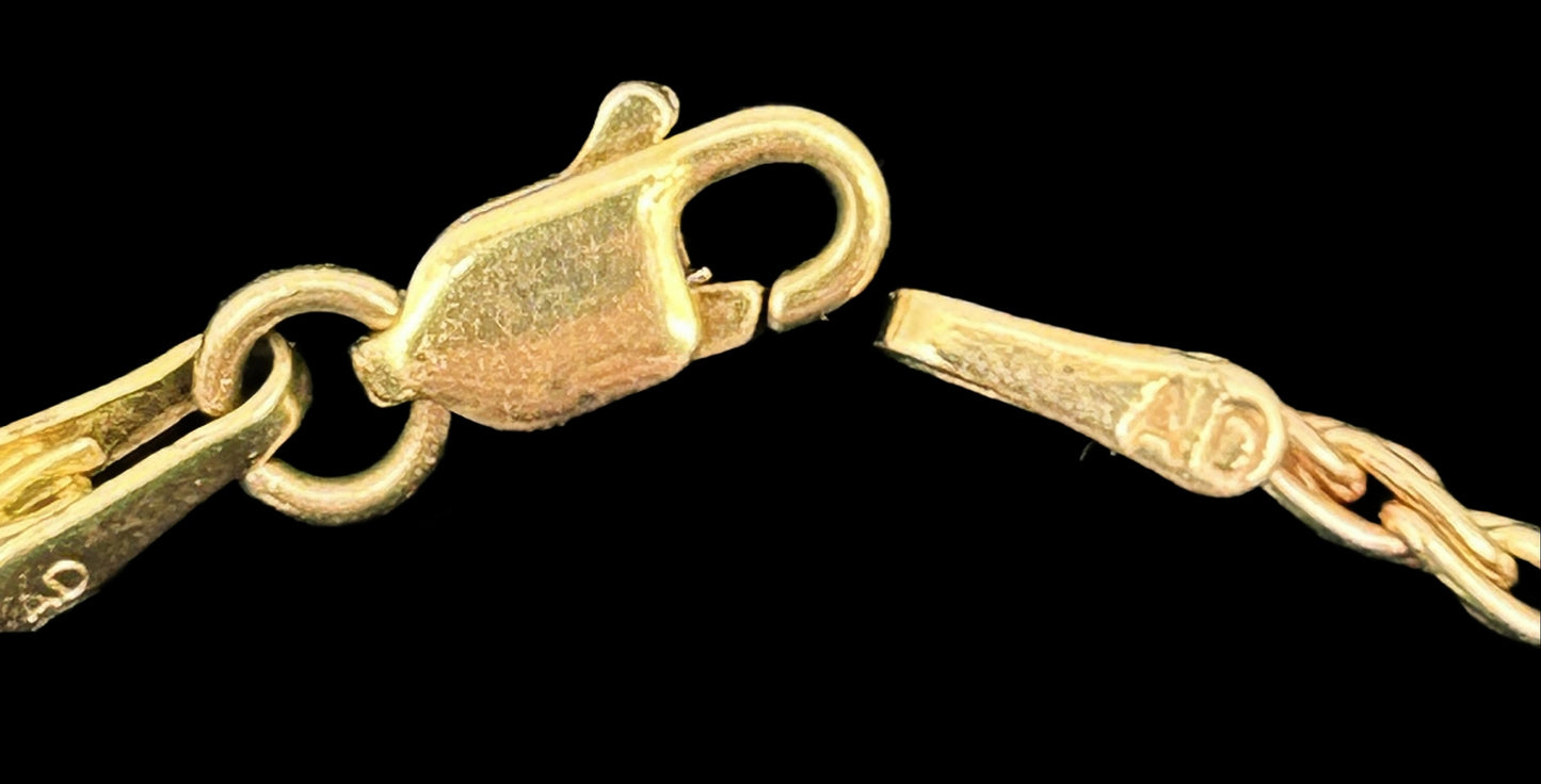 251201-2 18" 14K Yellow Gold Chain 6.36g