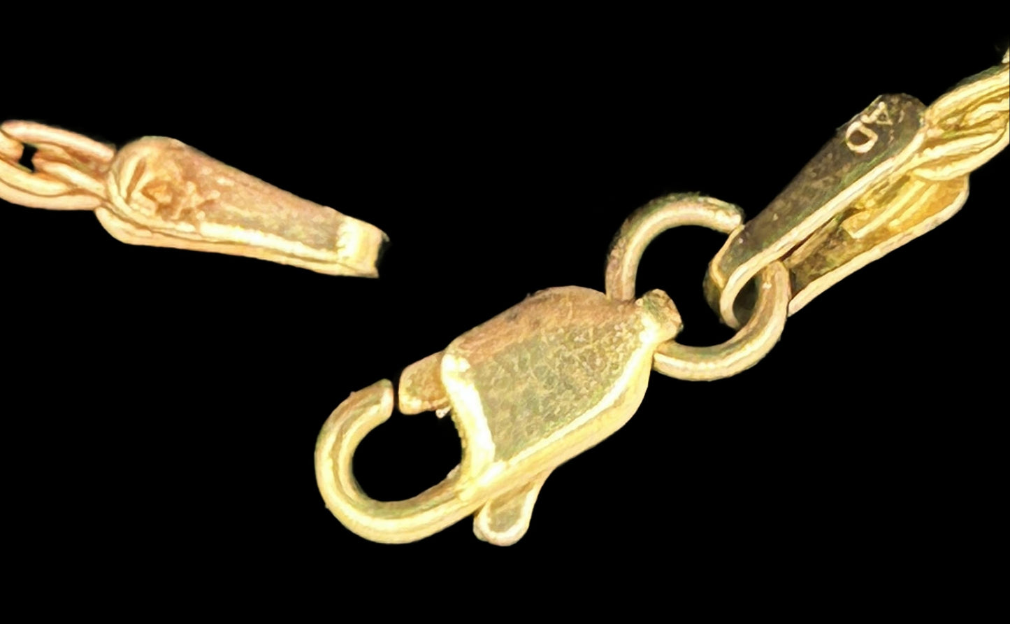 251201-2 18" 14K Yellow Gold Chain 6.36g