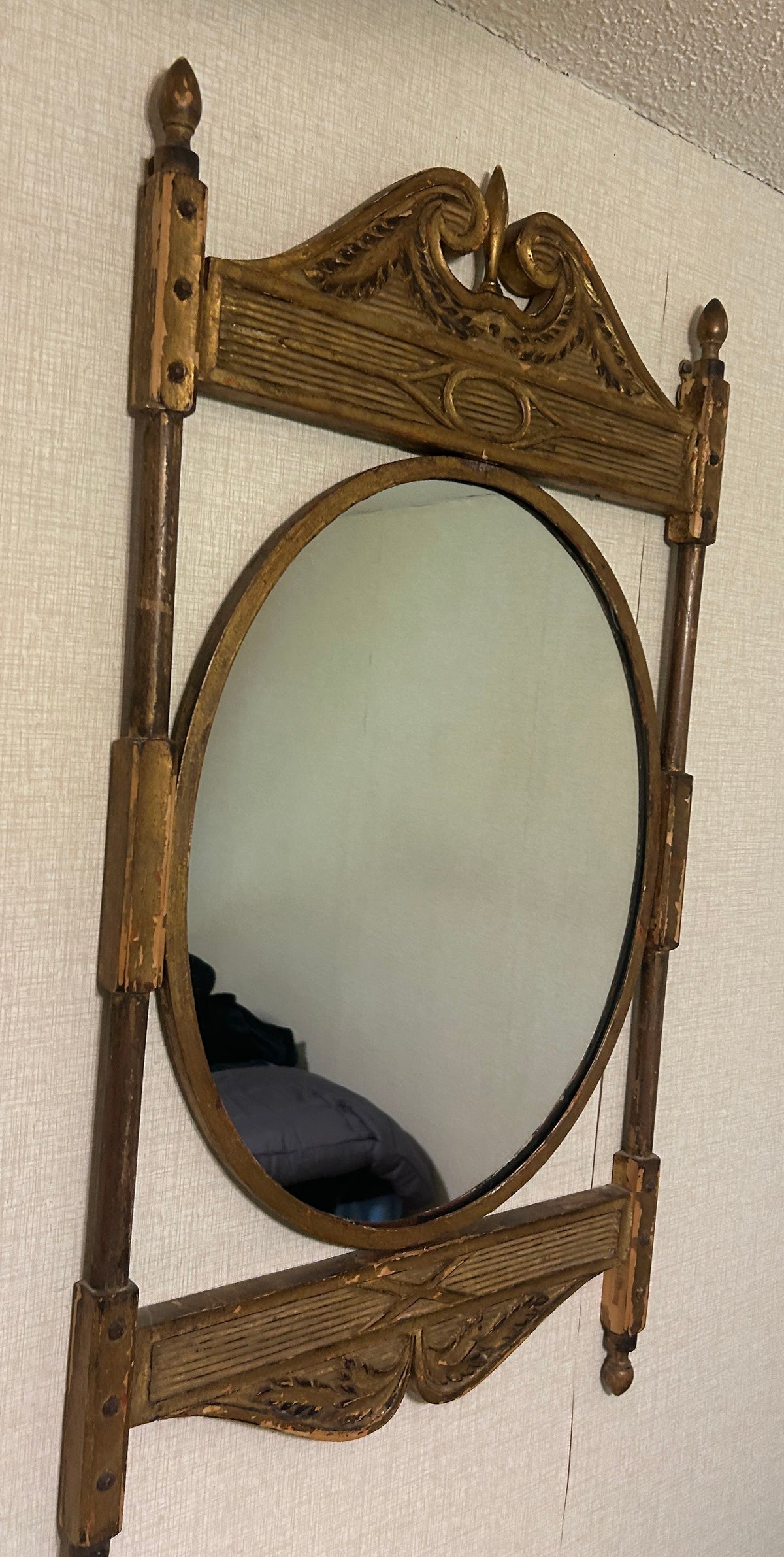 260729-17 Italian Gold Neoclassical Mirror