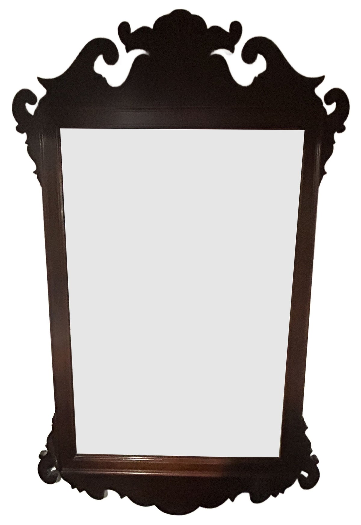 260729-19 Chippendale Federal Mahogany Mirror