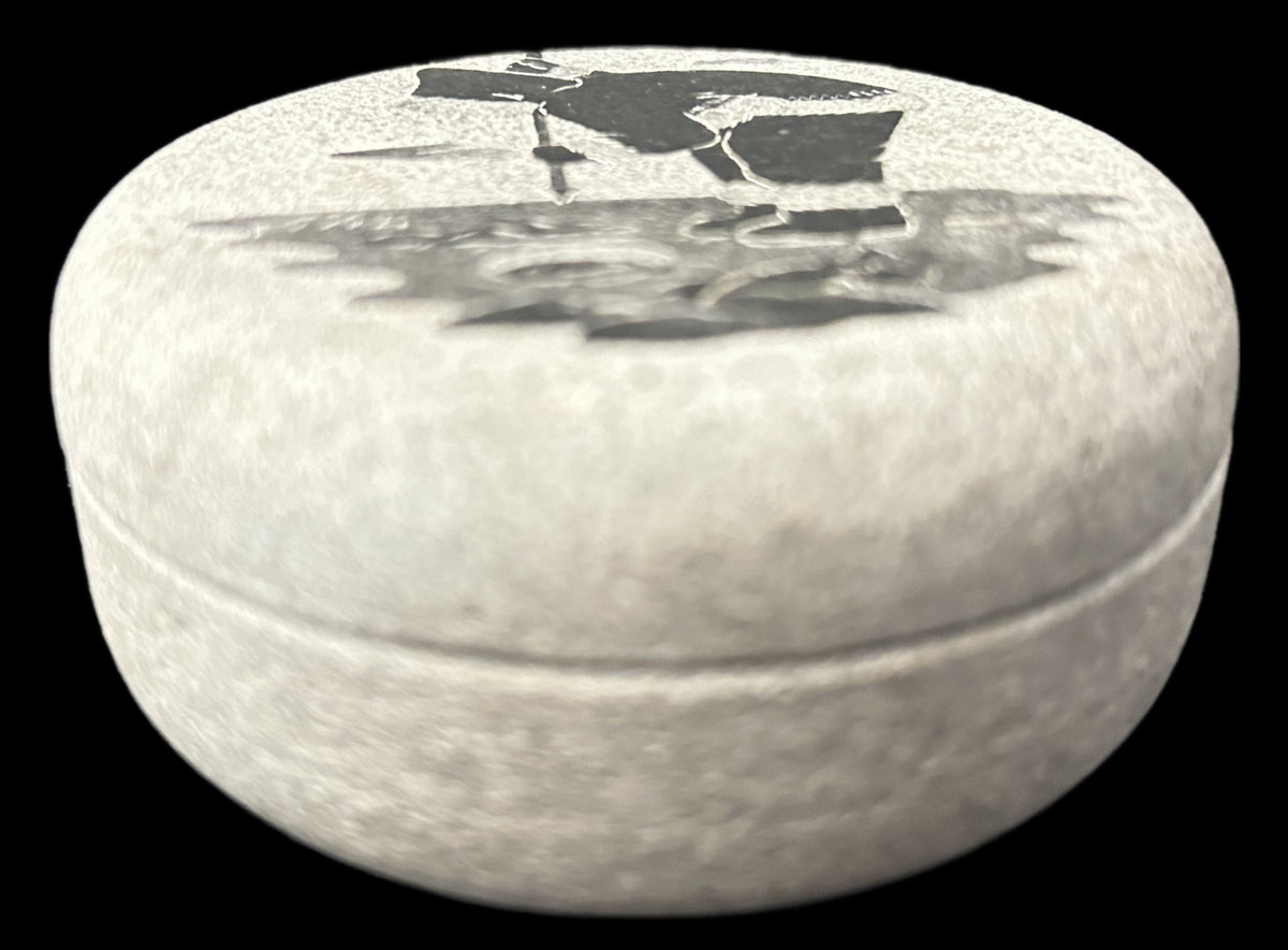 260729-13 Inuit Soapstone Trinket Box