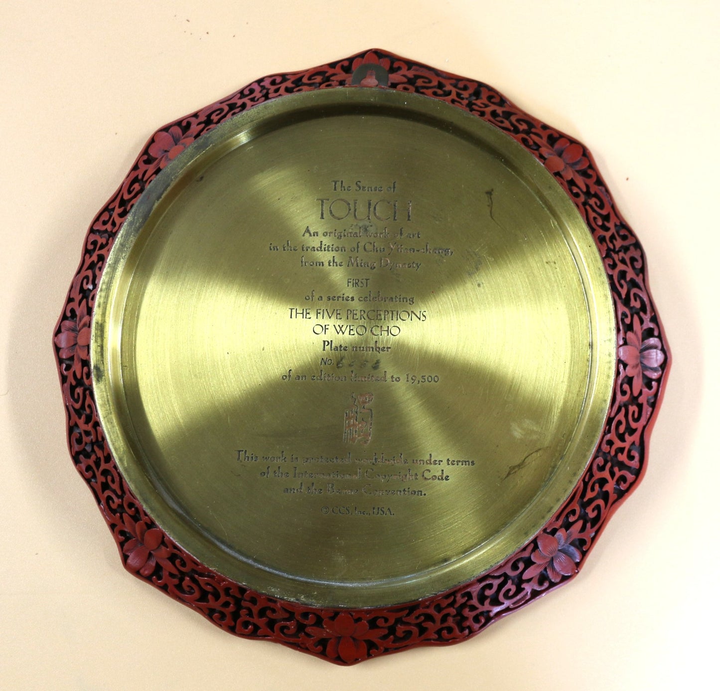 250423-2 Vintage Ltd Ed Cinnabe Art Plates