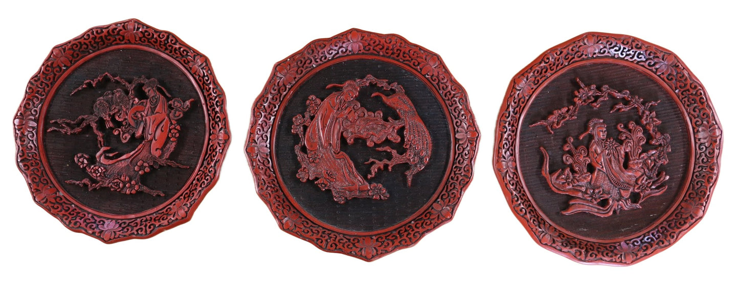 250423-2 Vintage Ltd Ed Cinnabe Art Plates