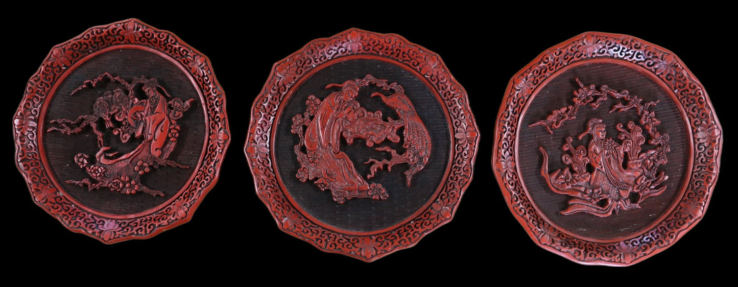 250423-2 Vintage Ltd Ed Cinnabe Art Plates