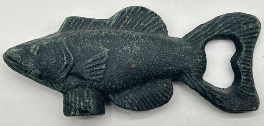 260429-21B Cast Metal Fish Form Bottle Opener