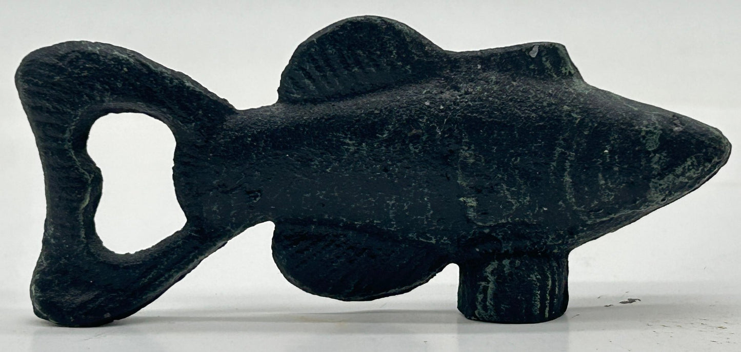 260429-21B Cast Metal Fish Form Bottle Opener