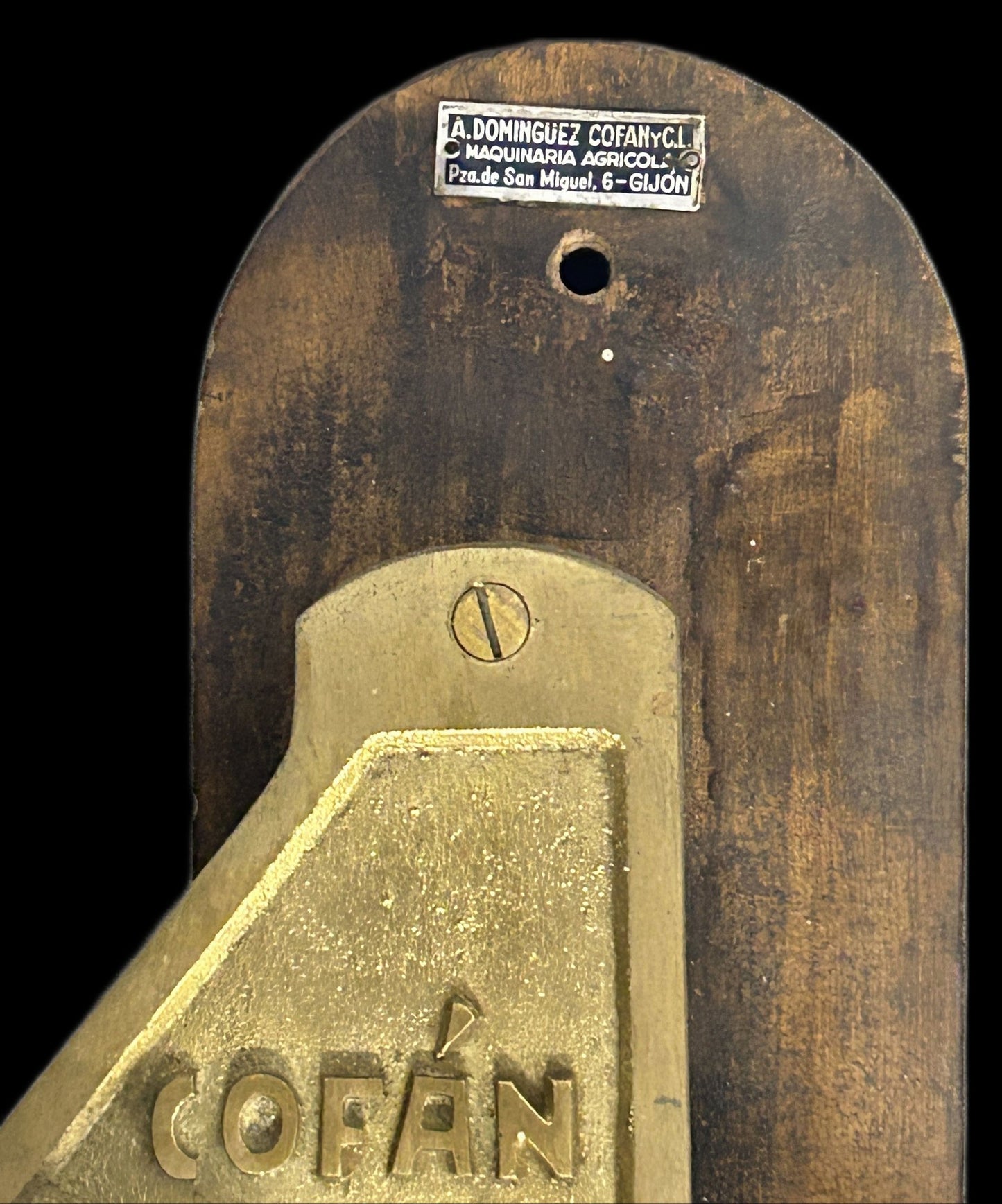260107-6 Vintage Estate Cofan Wall Mounted Bottle Opener