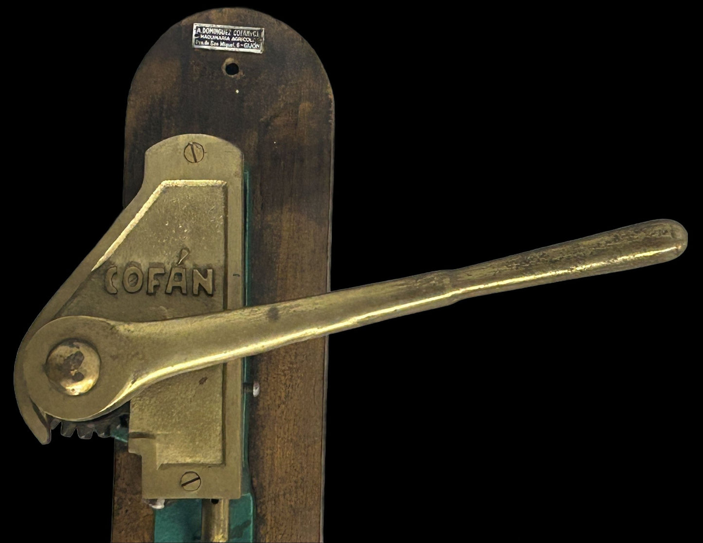 260107-6 Vintage Estate Cofan Wall Mounted Bottle Opener