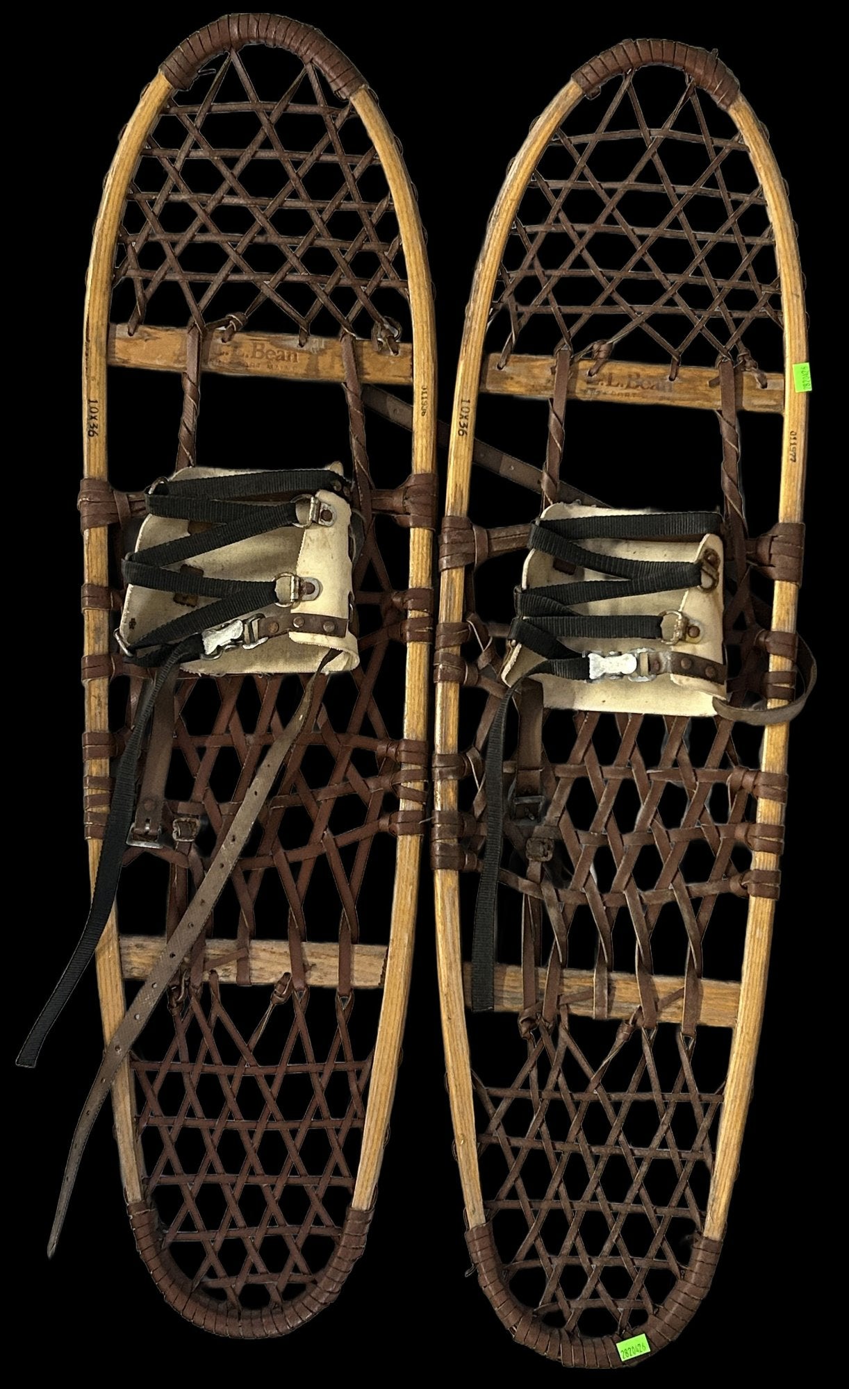 260429-23 LL Bean Oval Wooden Snow Shoes