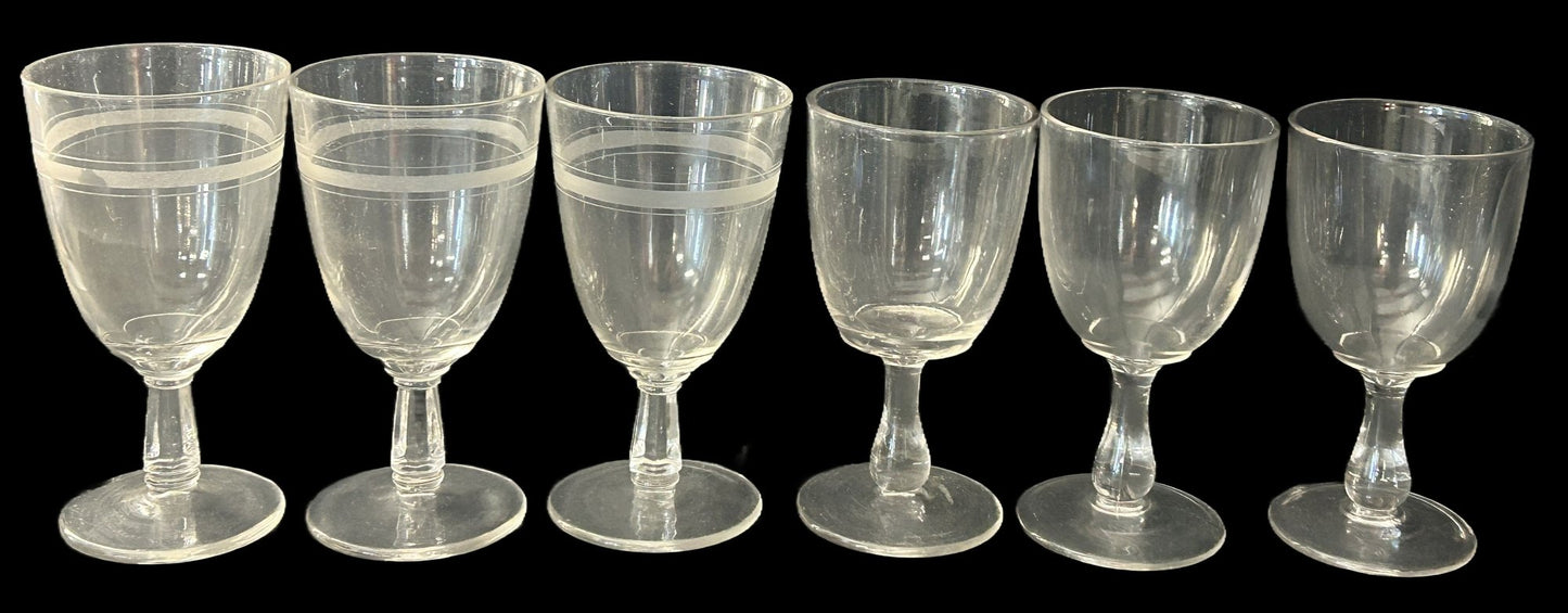 250515-28 Vintage Stemmed Wine Glass