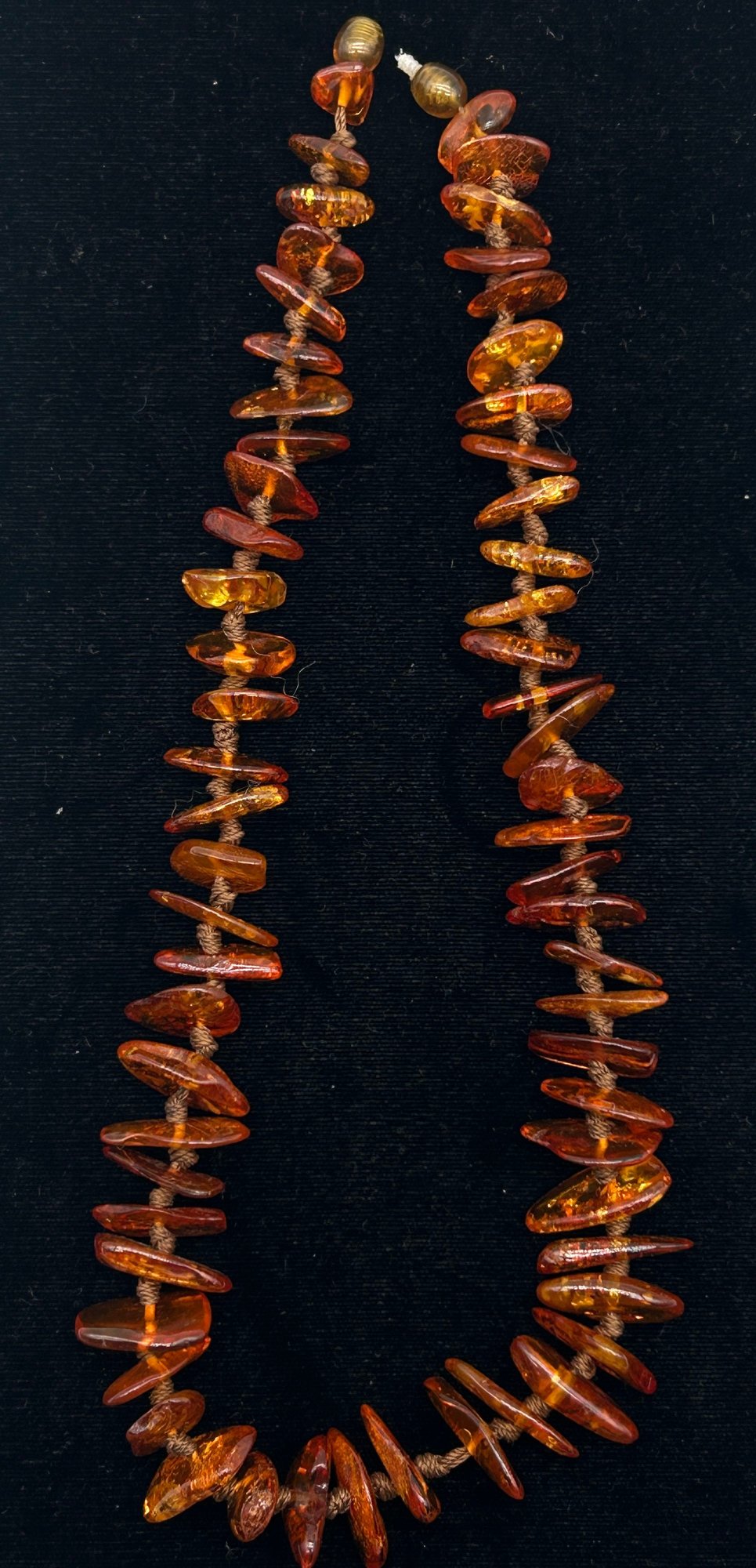 260514-2 Graduated Amber Necklace