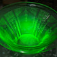 251101-9 Anchor Hocking Green Uranium Princess Glass Bowl