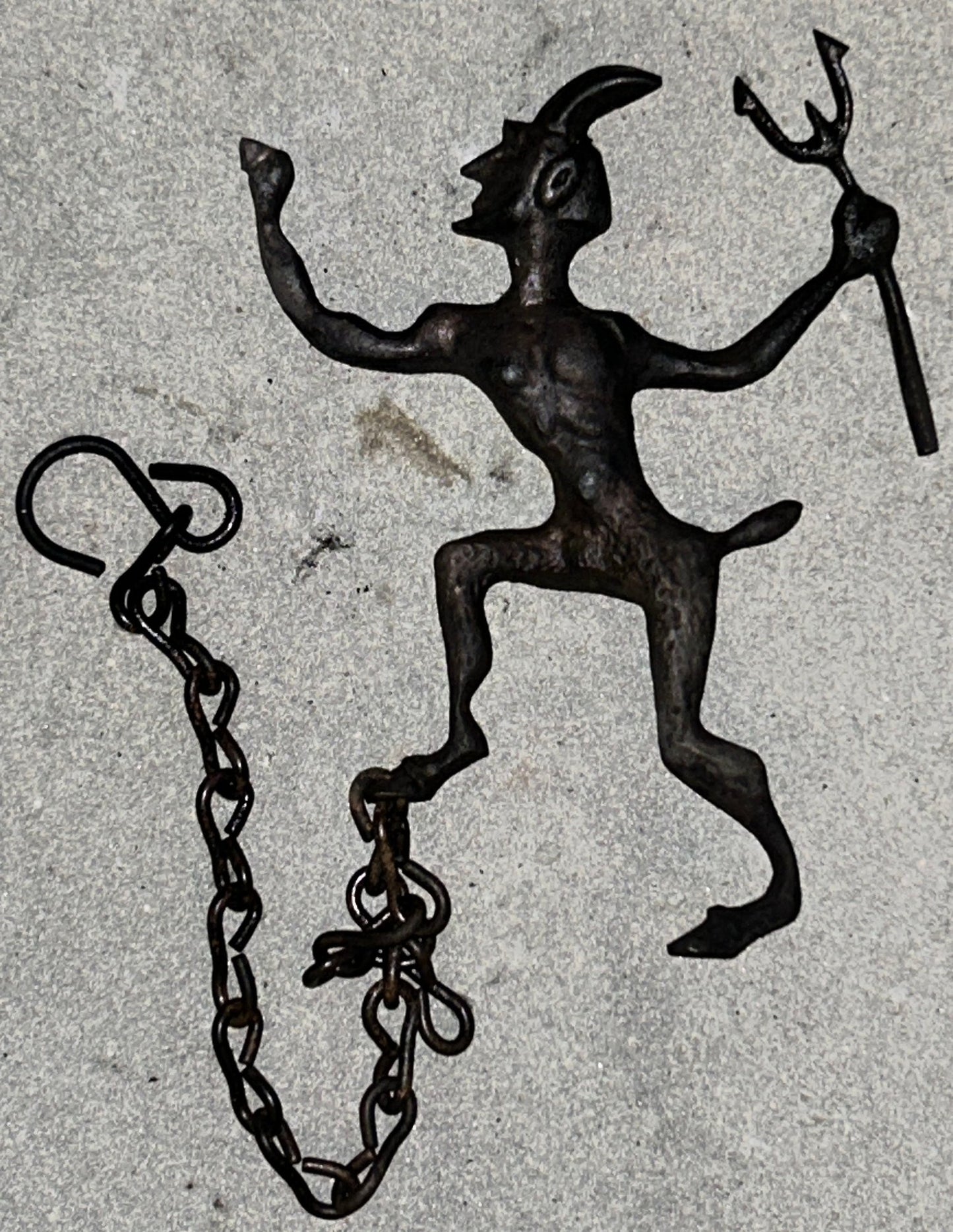 250710-10 Satyr Fireplace Damper Pull Chain