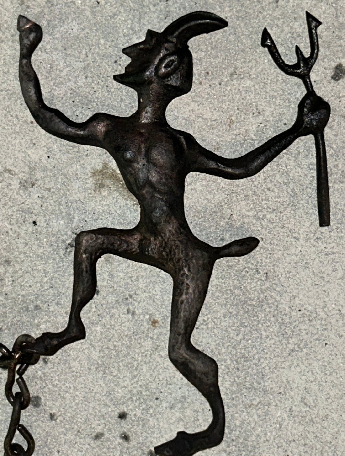 250710-10 Satyr Fireplace Damper Pull Chain