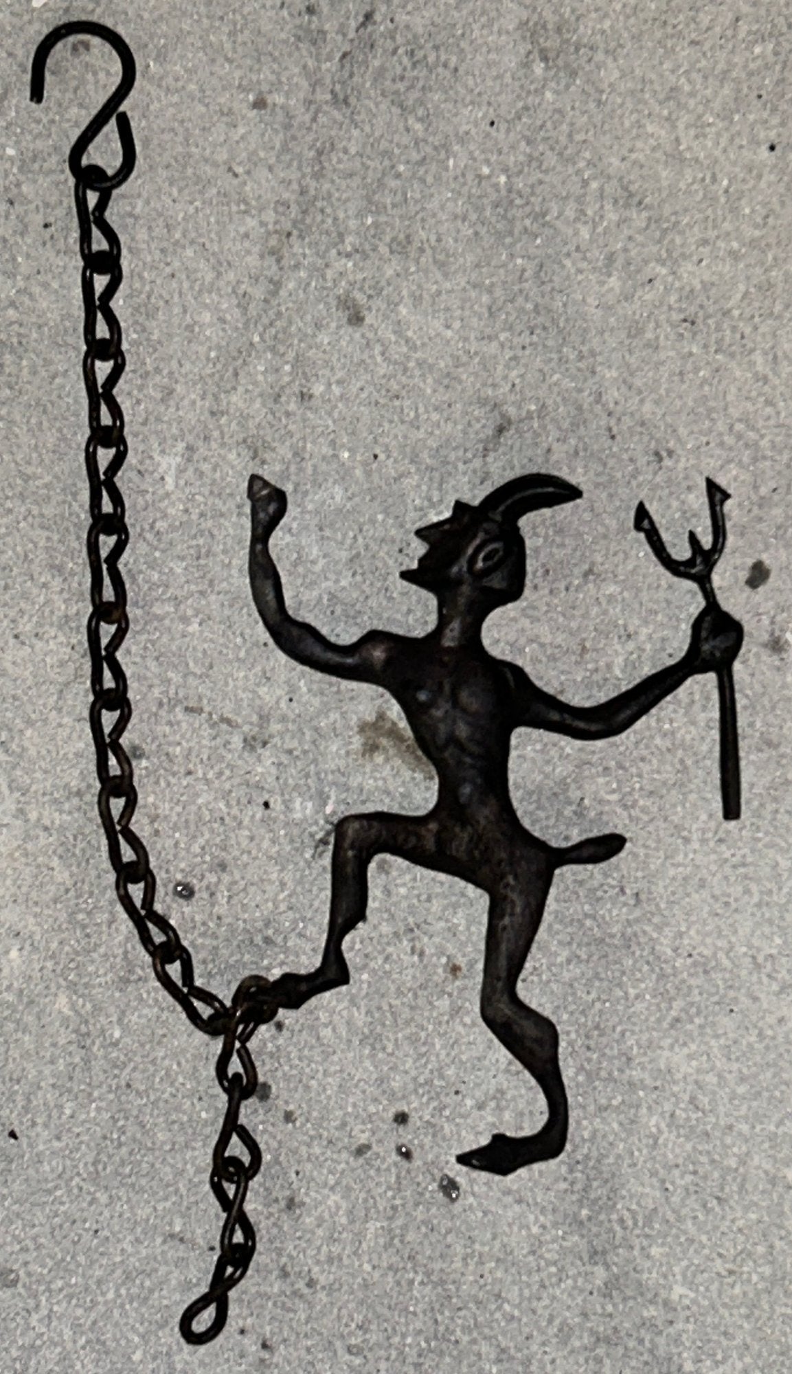 250710-10 Satyr Fireplace Damper Pull Chain