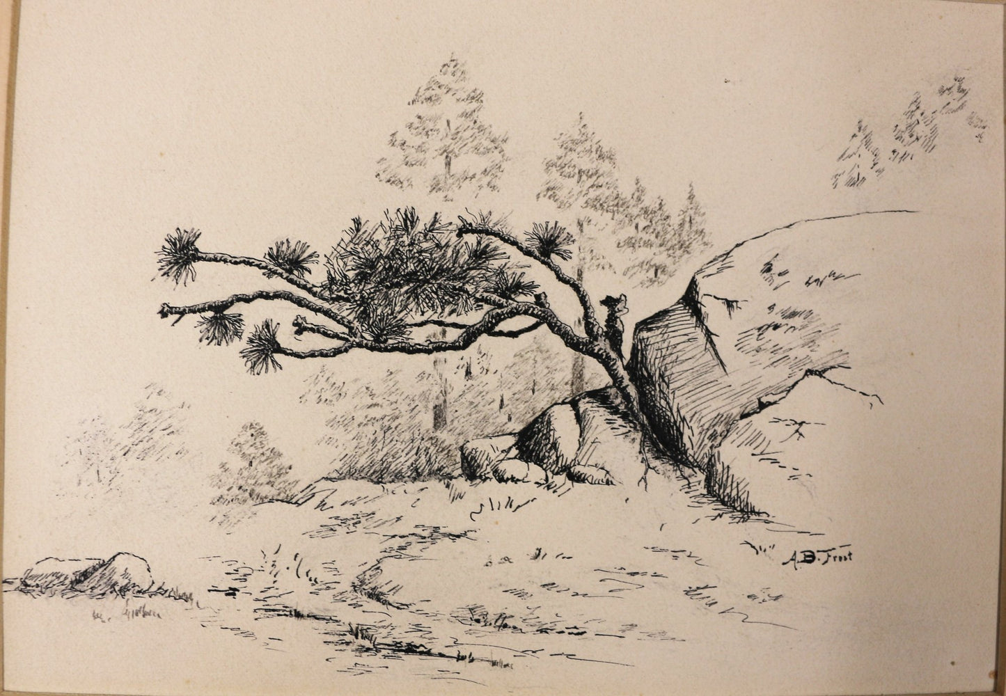 ORIGINAL Pen & Ink Artwork By A. B. Frost