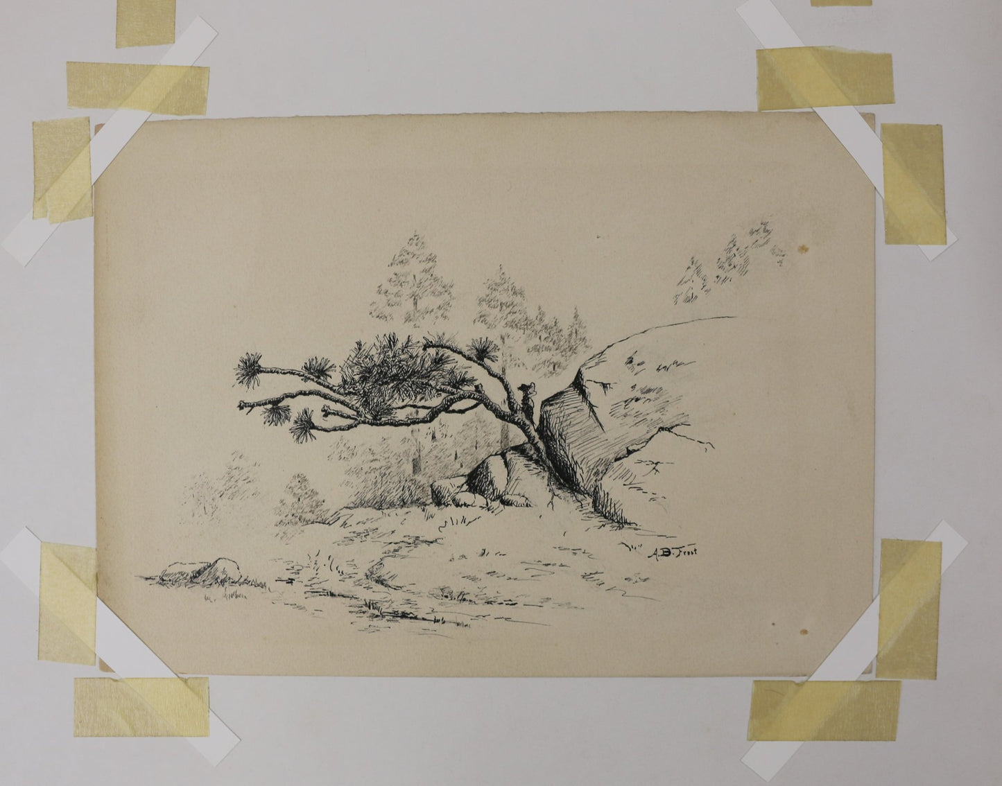 ORIGINAL Pen & Ink Artwork By A. B. Frost