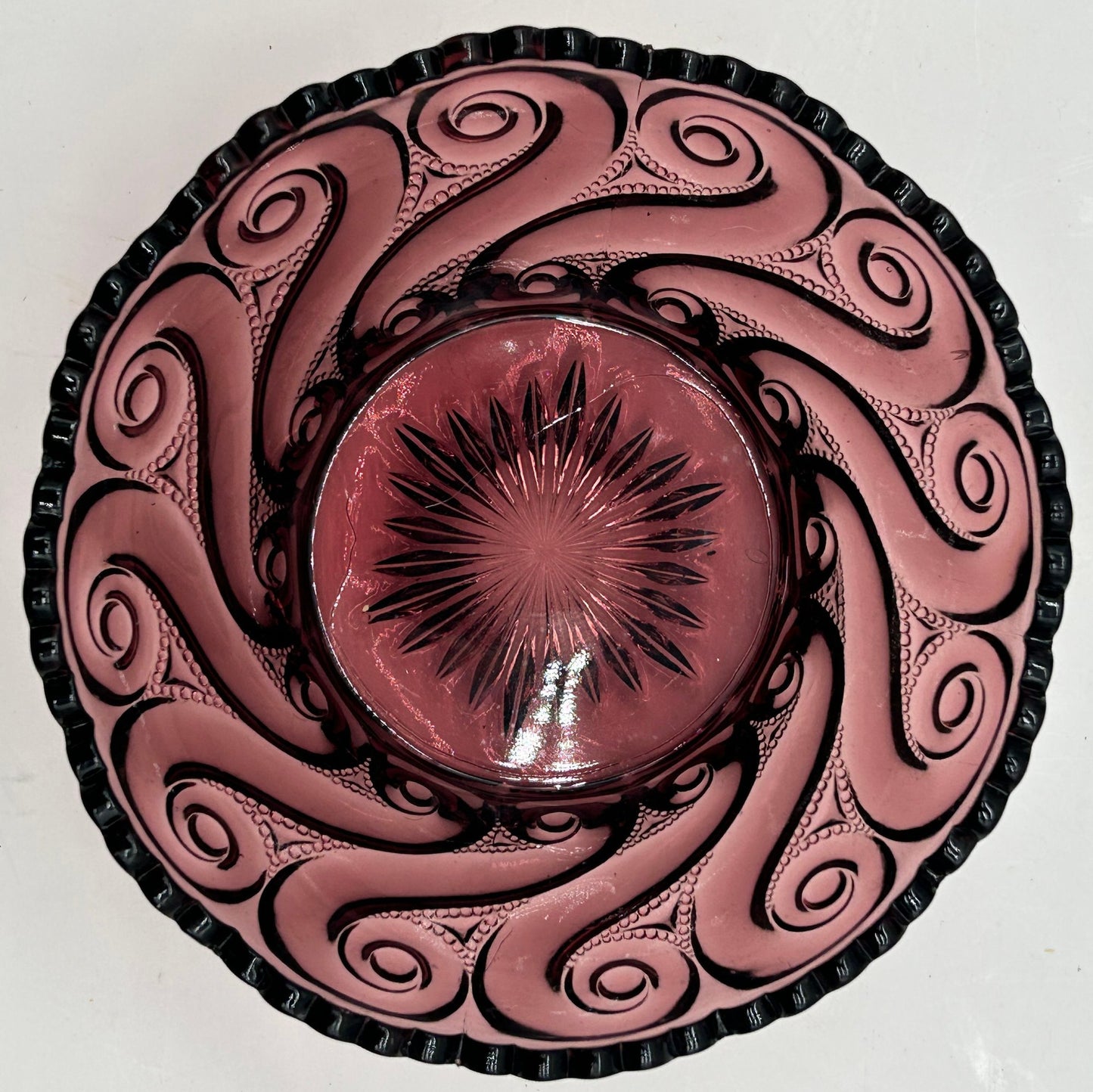 250423-13 7 Pcs Berry Bowl Set EAPG Amethyst