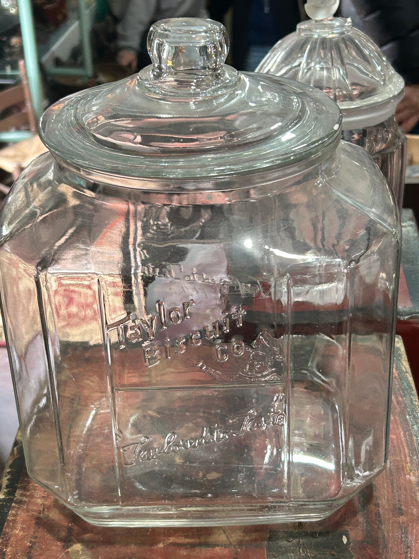 260413-1D Taylor Biscuit Co Lidded Jar