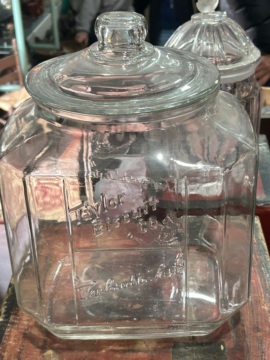 260413-1D Taylor Biscuit Co Lidded Jar